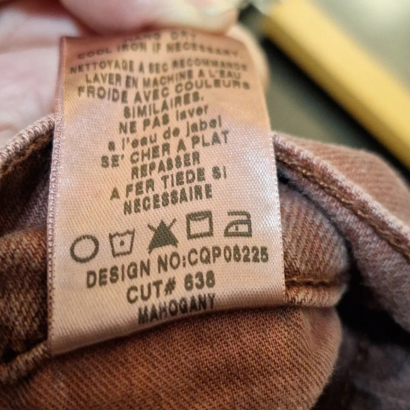 Joe's Jeans straight narrow Jeans Mahogany  distressed wash SZ 28 - Picture 9 of 9